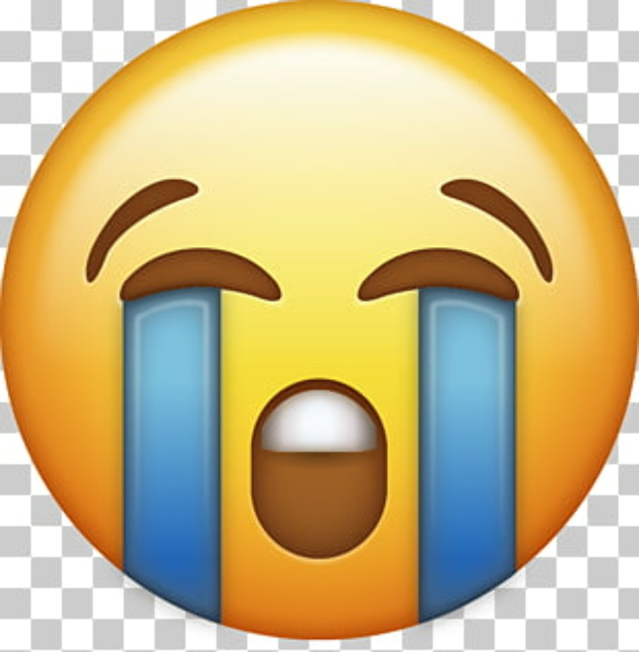 Sad Crying Face Emoticon