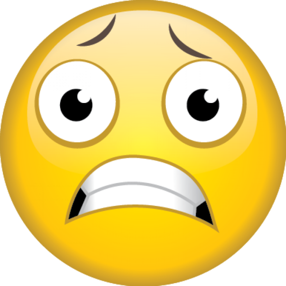 Fearful Face Emoji Vector Png Similar Png Images And Photos Finder