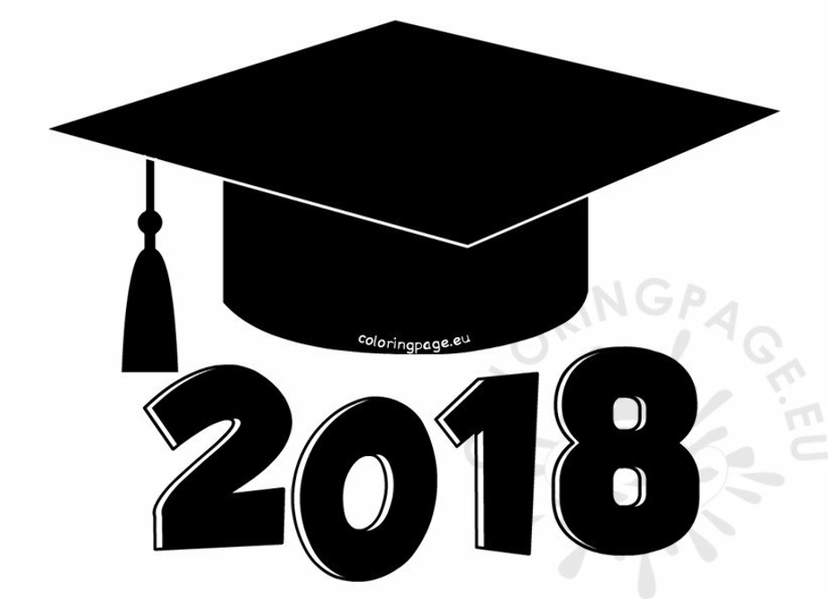 2018 clipart graduation