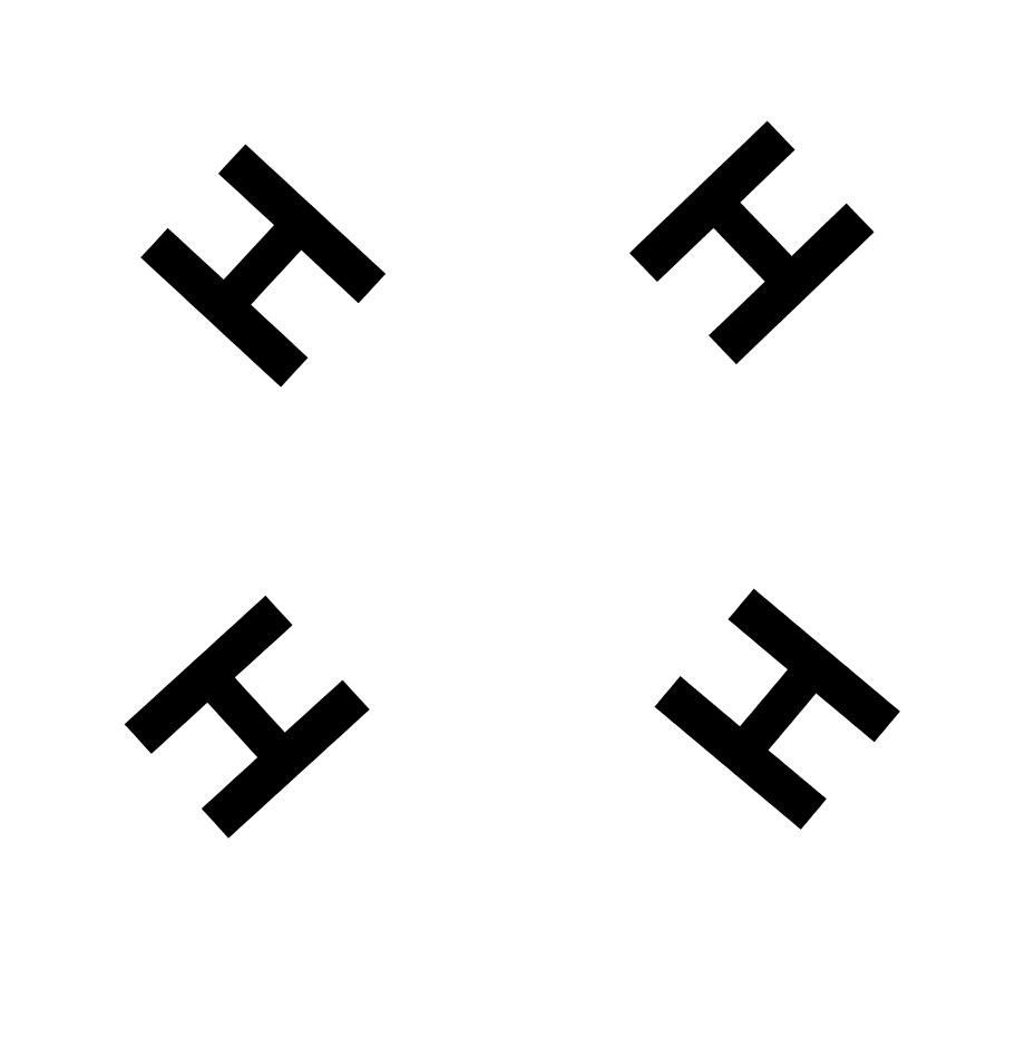 4-h logo stencil