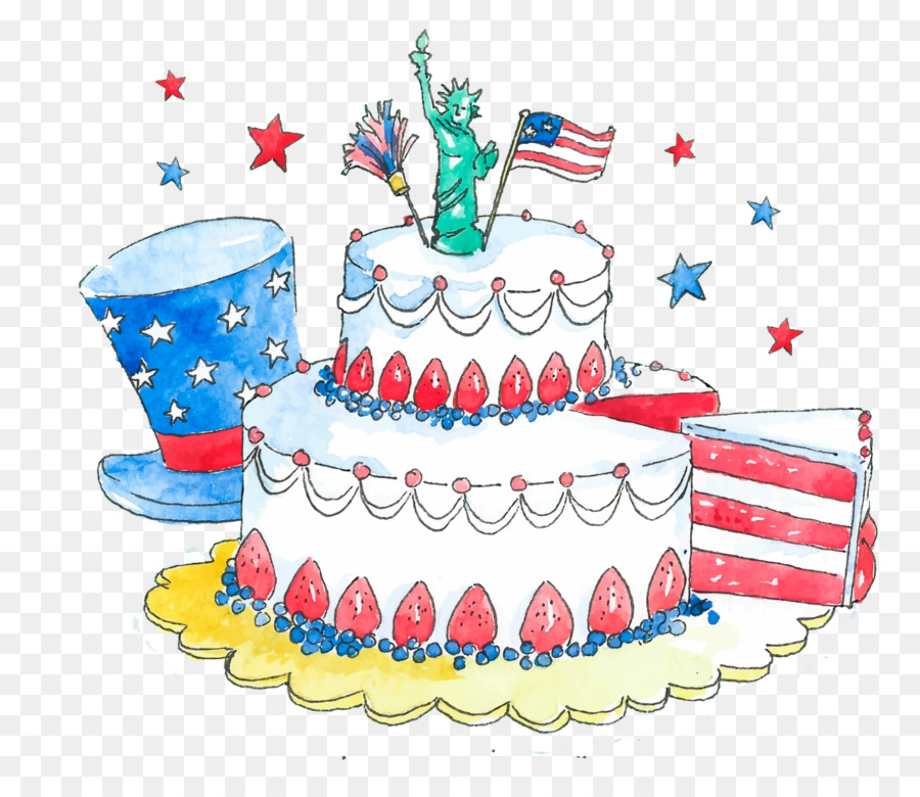 Happy Birthday July 4th Clip Art