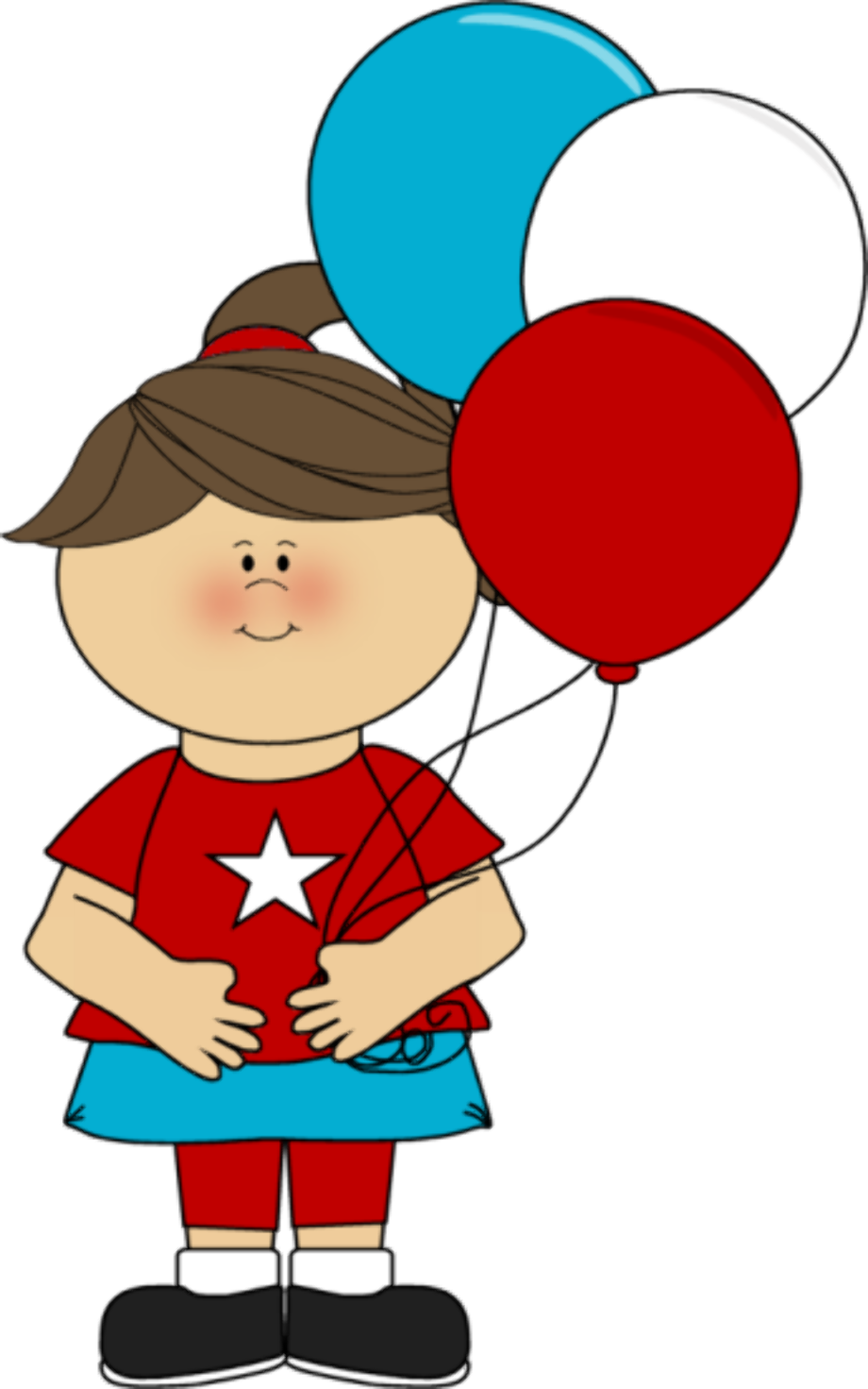 fourth of july clipart kid