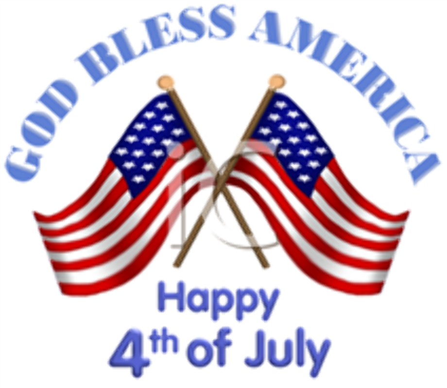 fourth of july clipart god bless america