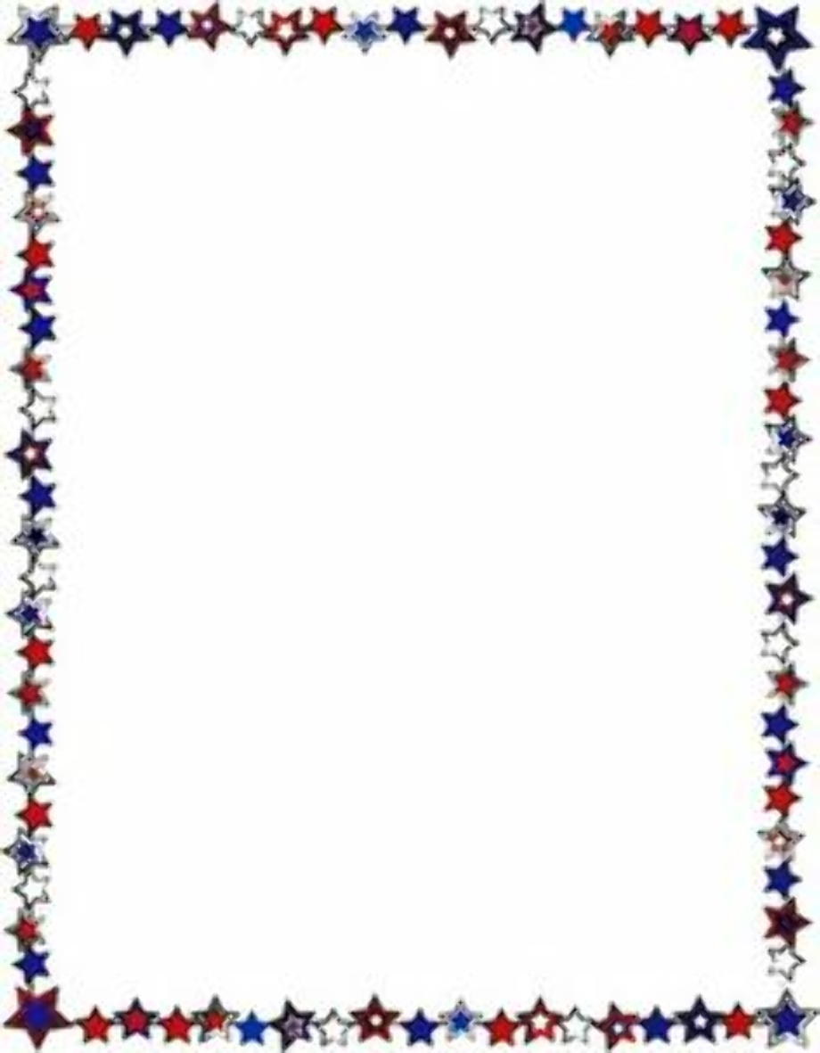 fourth of july clipart border
