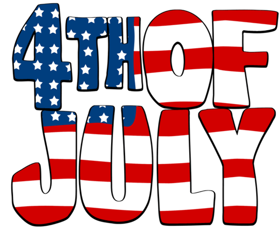 4th of july clipart closed