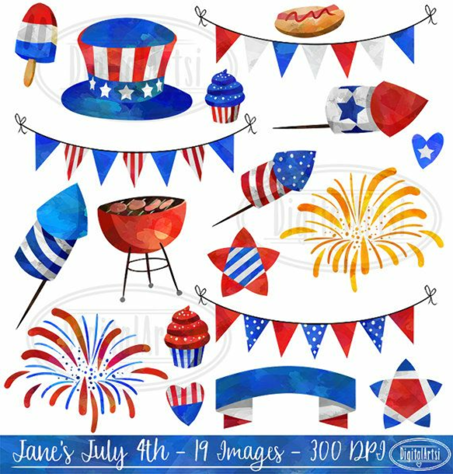 fourth of july clipart cute