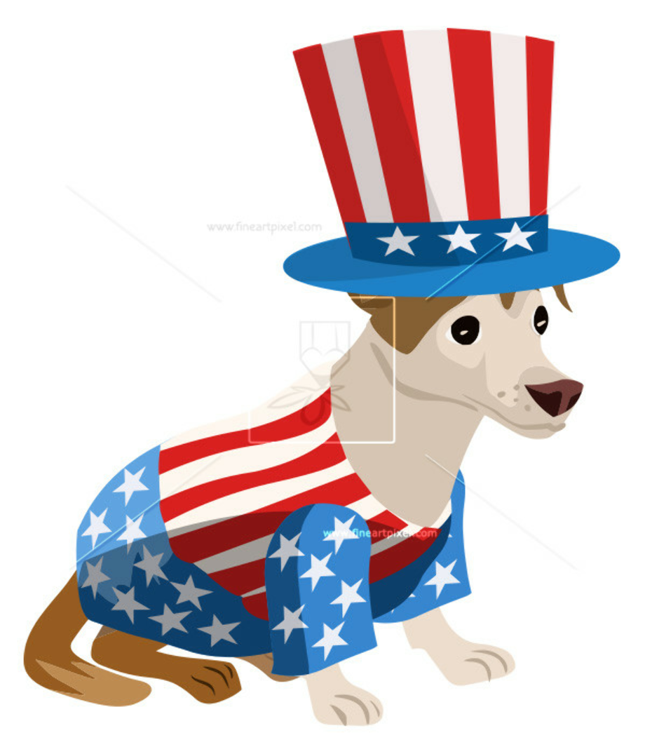 Download High Quality 4th of july clip art dog Transparent PNG Images