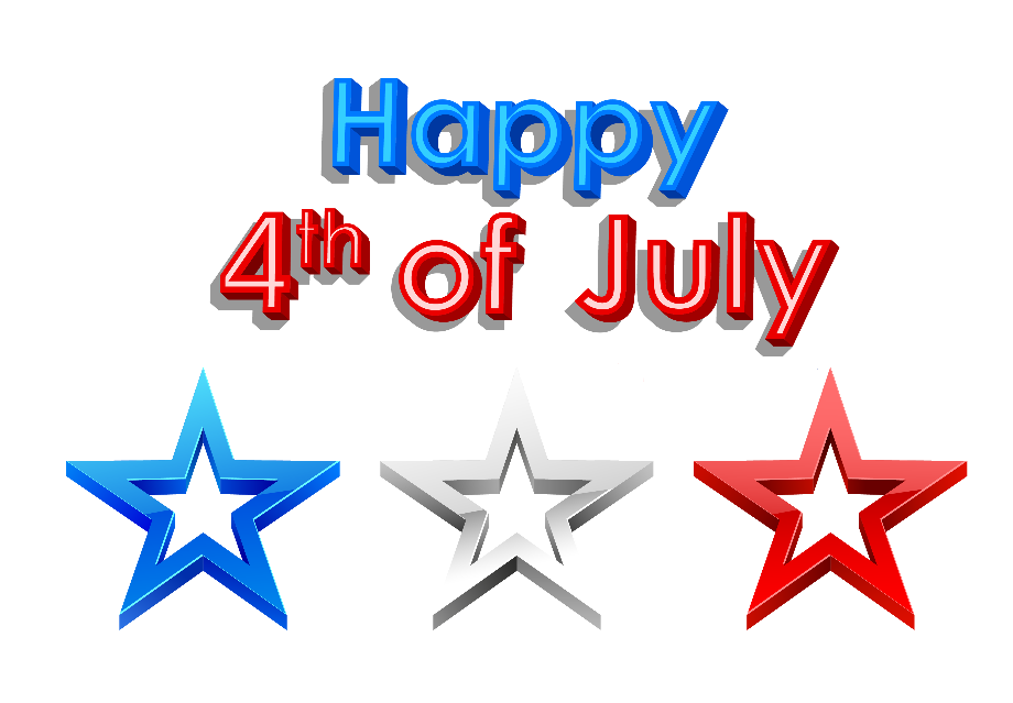 4th of july clip art transparent background