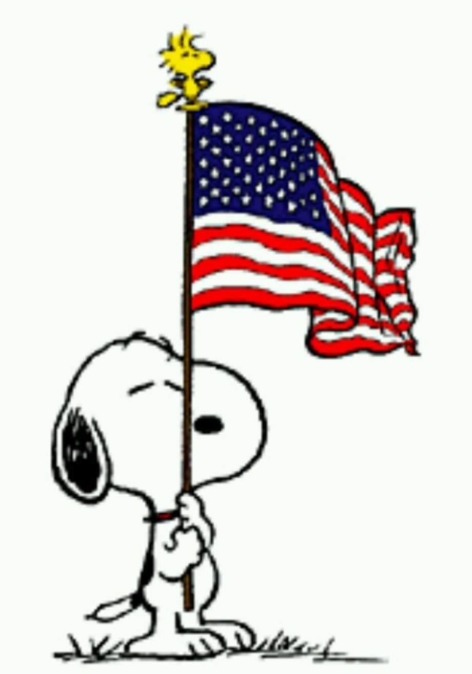 4th of july clip art snoopy