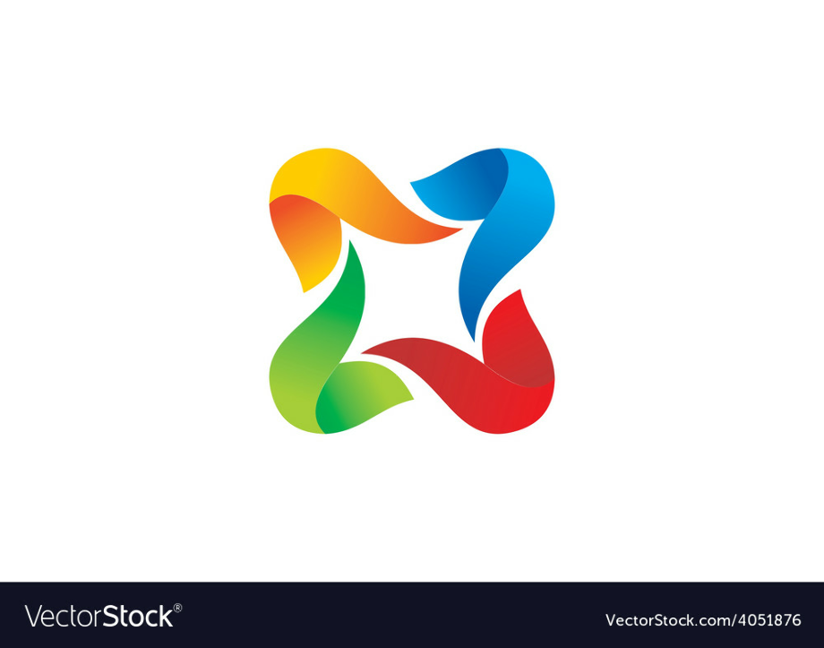 abstract logo colorful