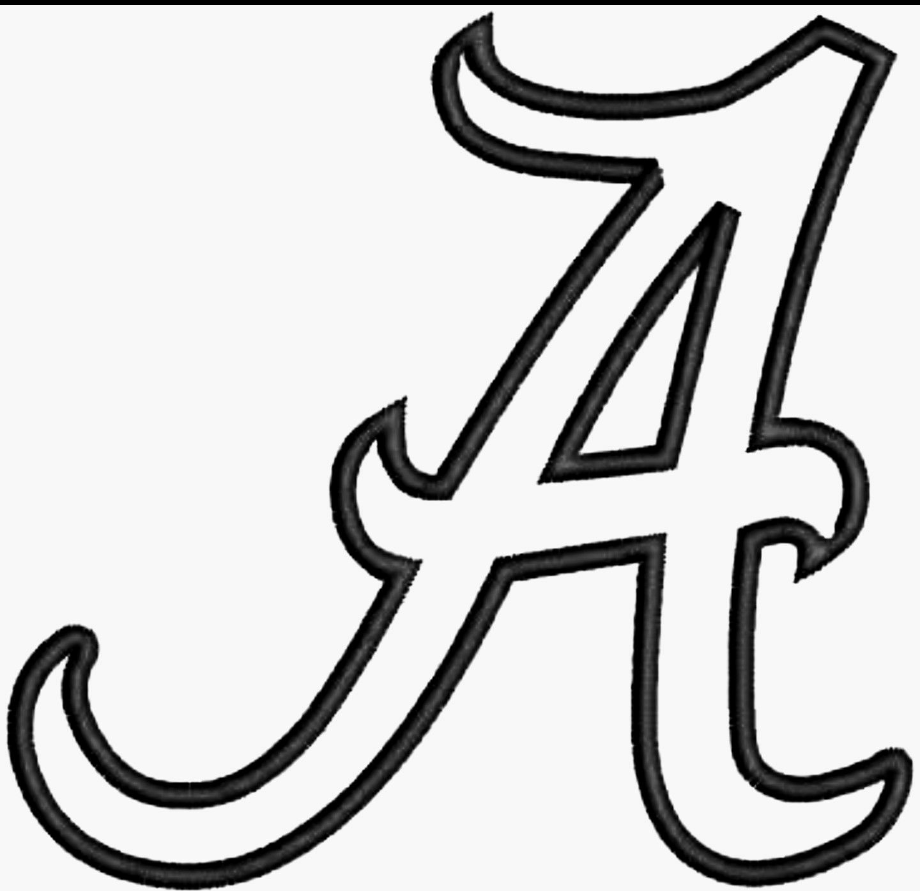 Download High Quality alabama football logo white Transparent PNG