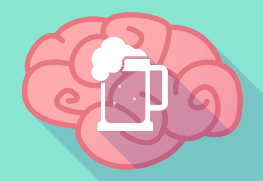 alcohol clipart brain