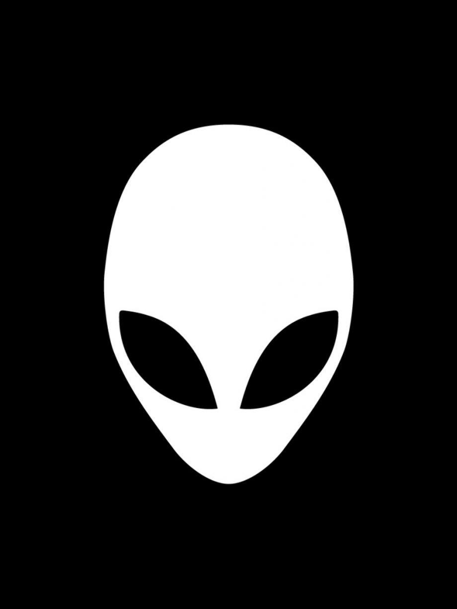 alienware logo white