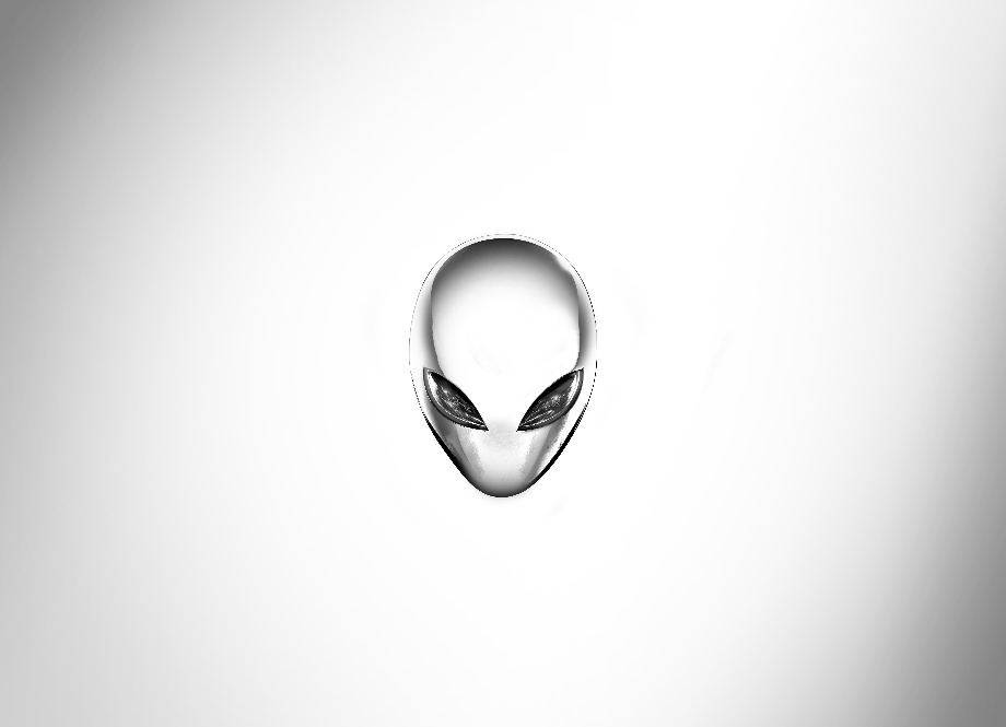 alienware logo white