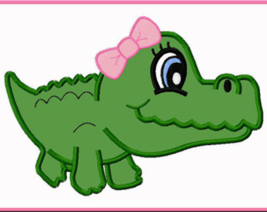 alligator clip art cute
