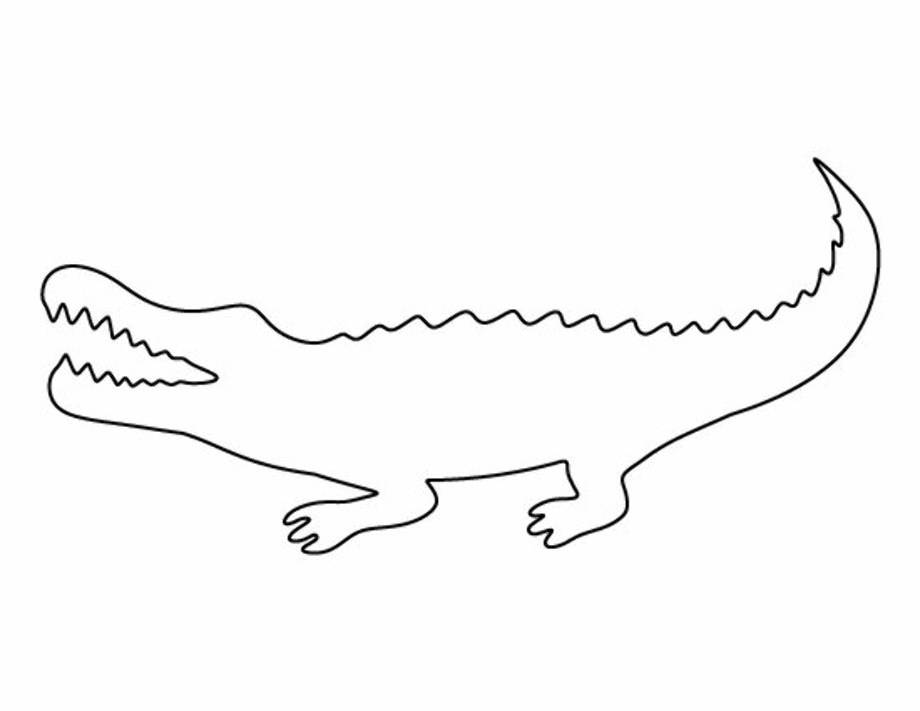 Download High Quality alligator clip art outline Transparent PNG Images
