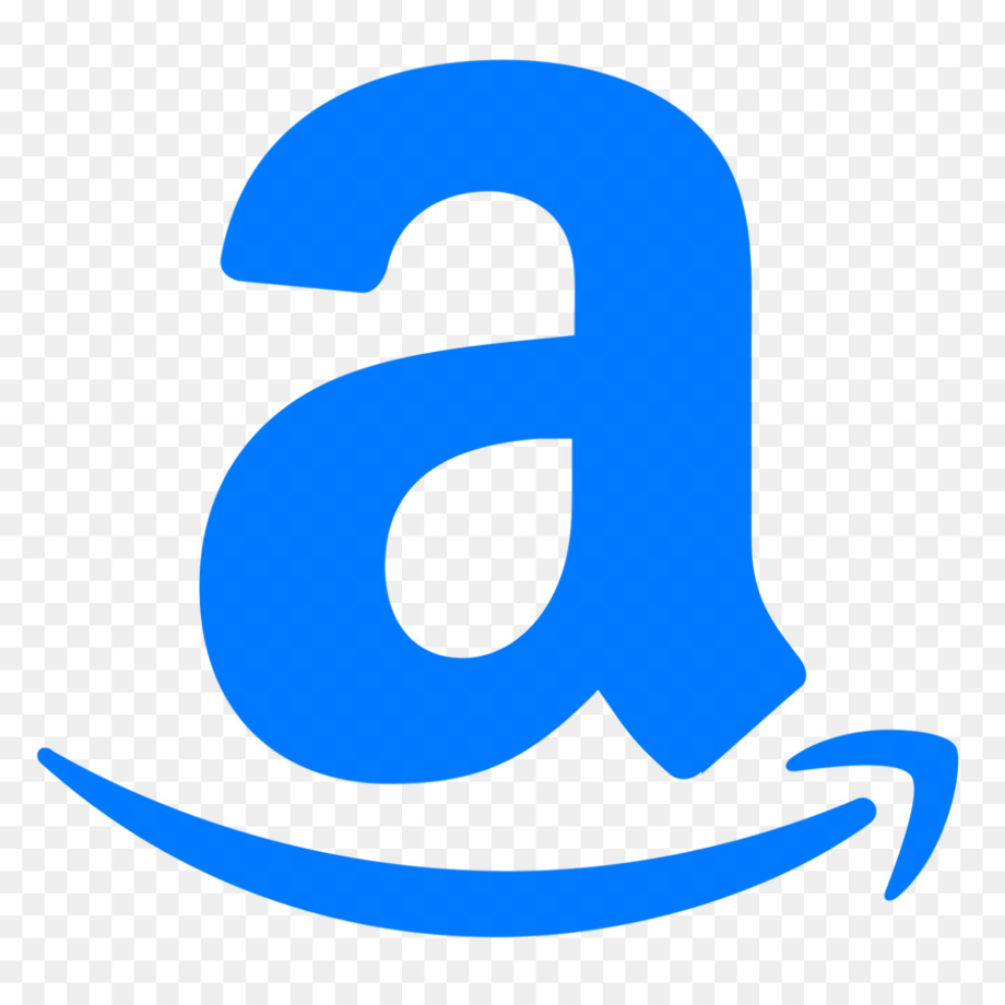 amazon logo transparent blue