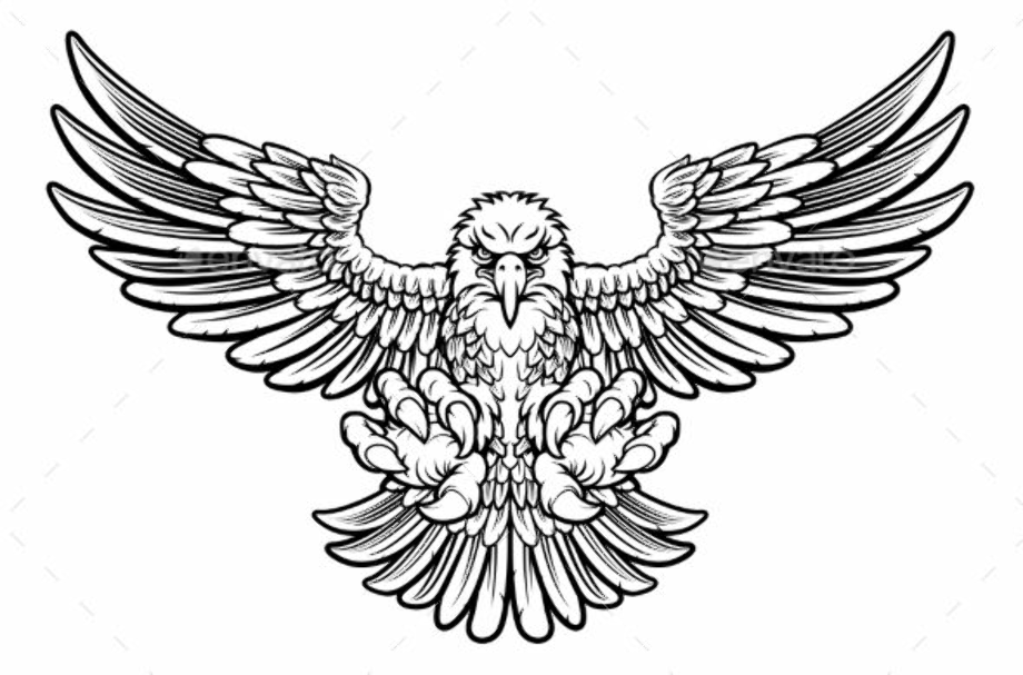 american eagle logo tattoo