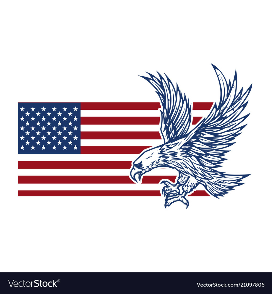 Download High Quality american eagle logo flag Transparent PNG Images