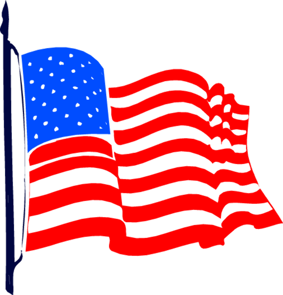 american flag transparent cartoon