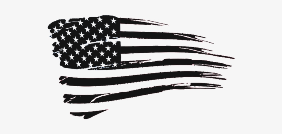 american flag transparent distressed