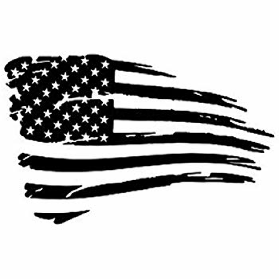 Download High Quality American Flag Clipart Distressed Transparent PNG.