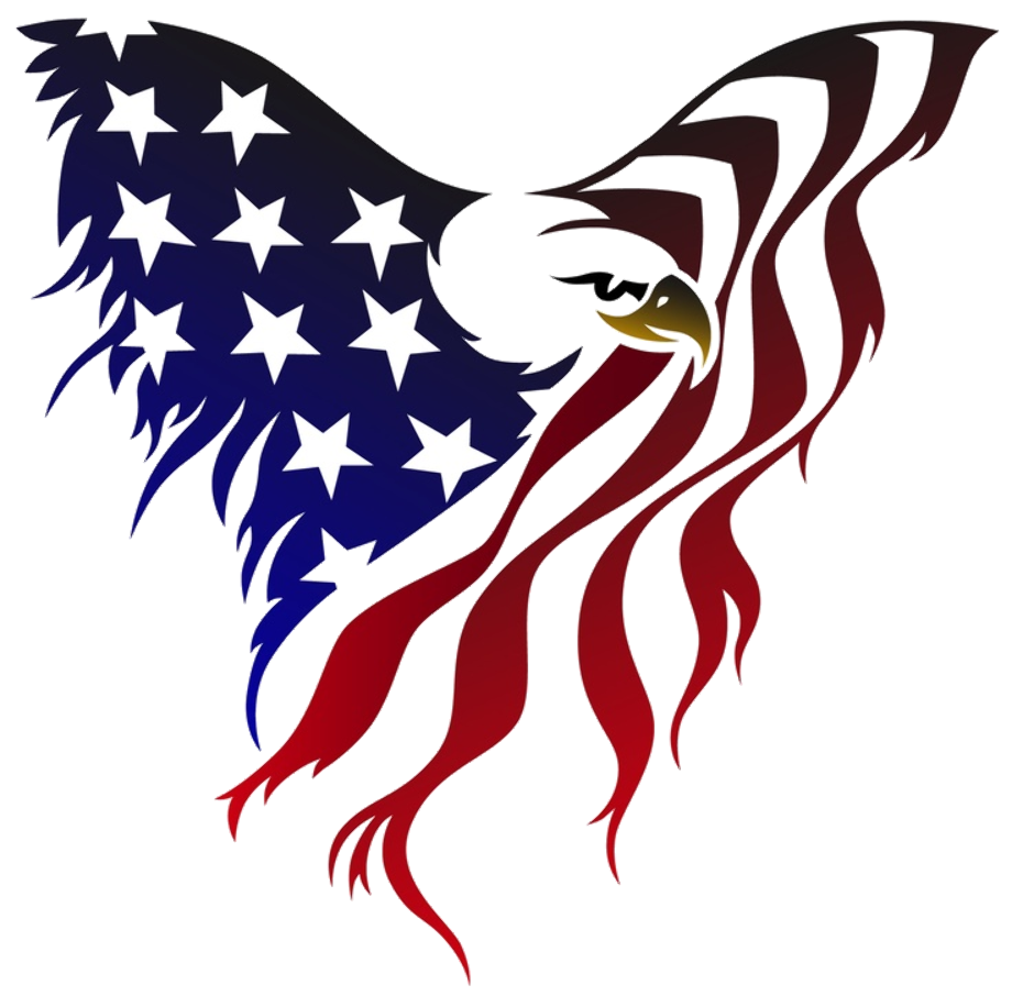 Download High Quality american flag clipart eagle Transparent PNG