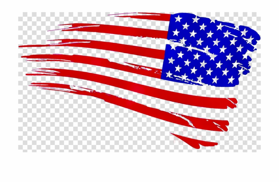 american flag transparent simple