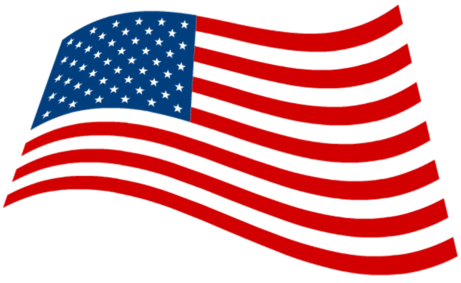 american flag clipart animated