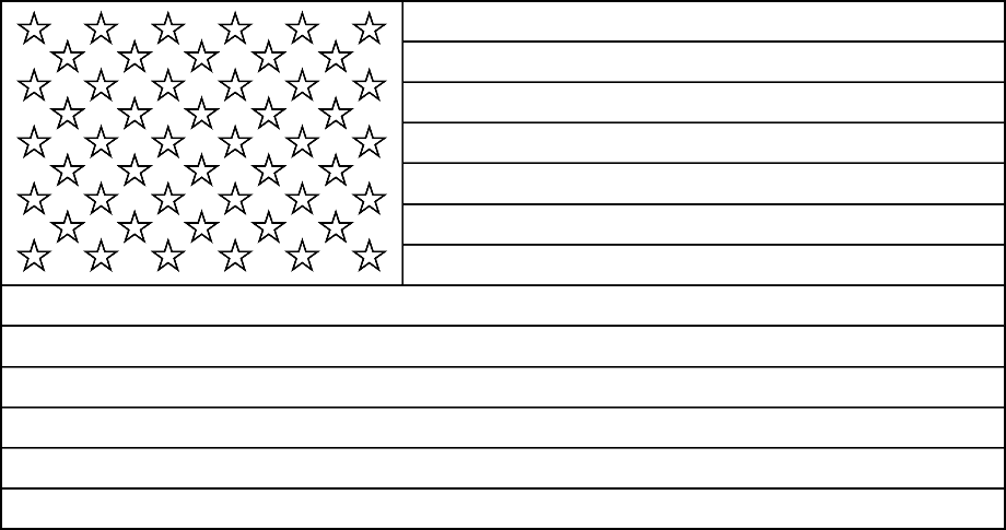 flag clipart outline