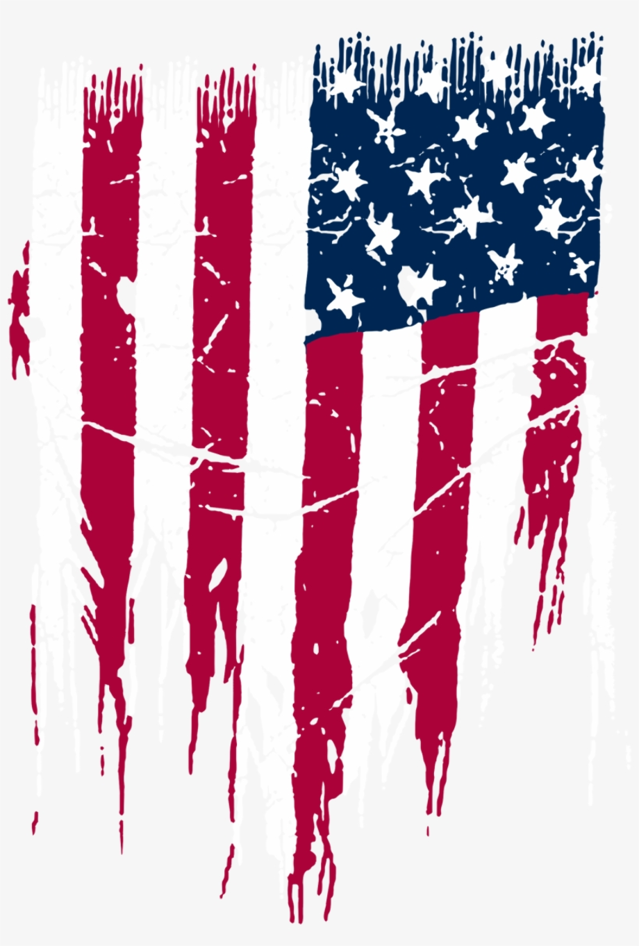 american flag transparent faded