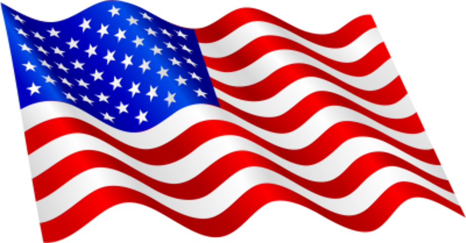 american flag transparent clear background