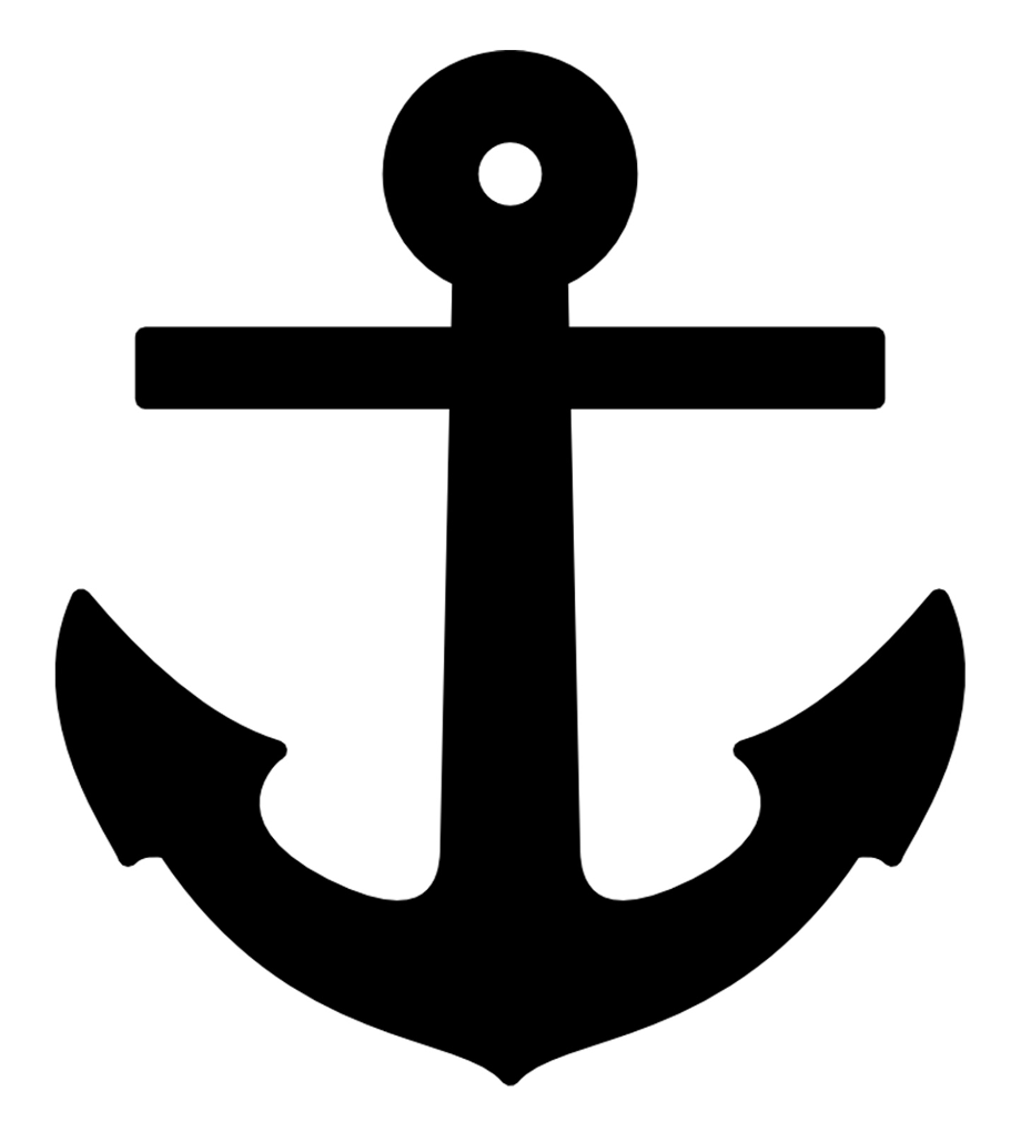 anchor clipart black