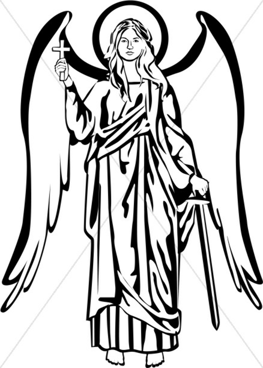 Download High Quality Angel Clipart Drawing Transparent.