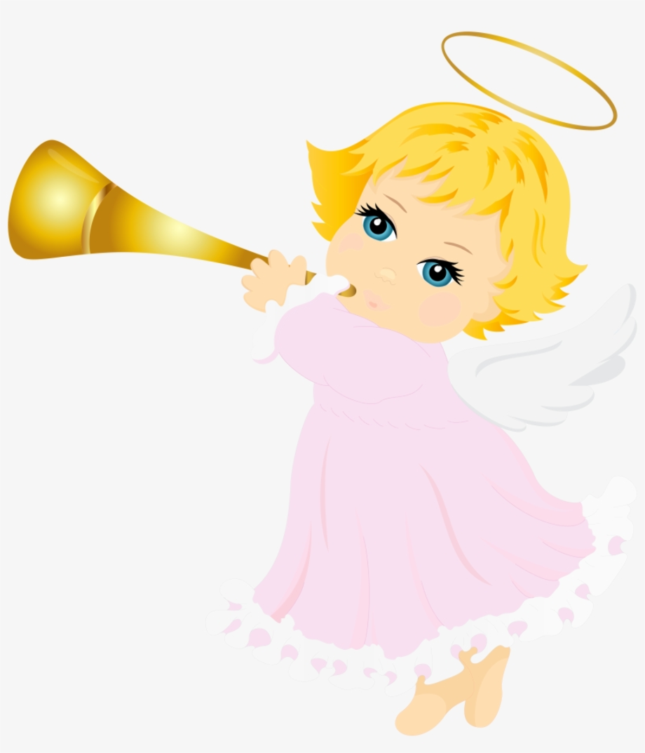 angel clipart pink