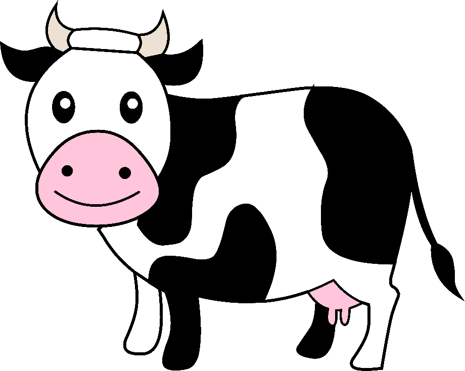 cow clipart cartoon
