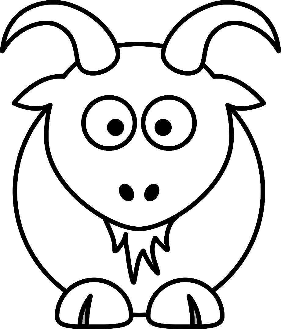 Animal clipart black and white