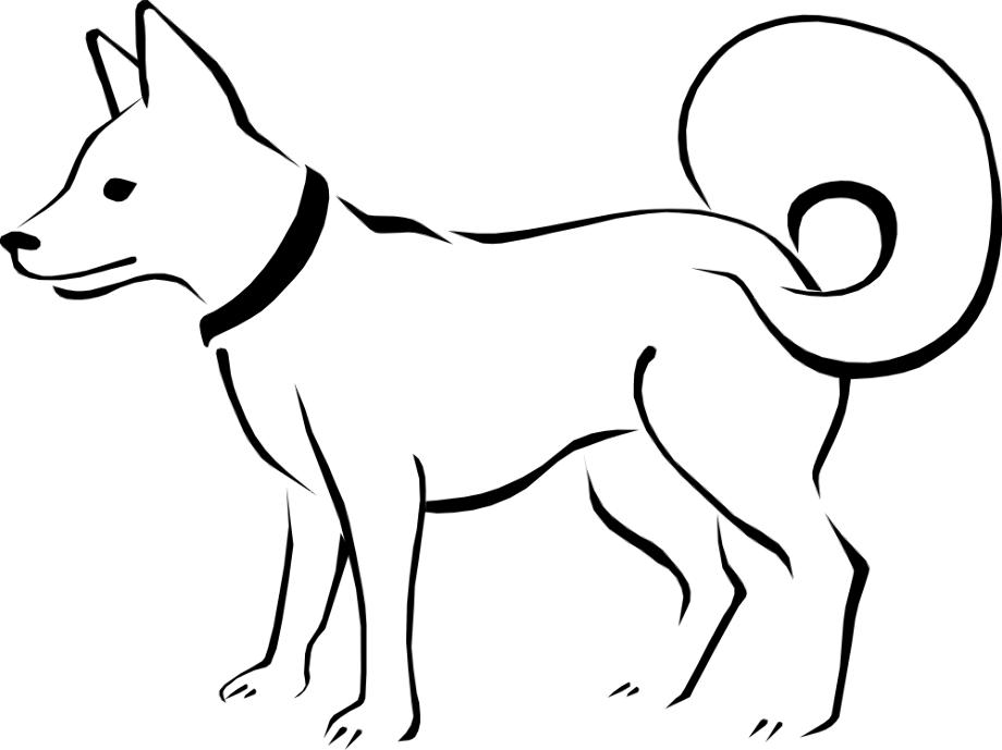 Animal clipart black and white