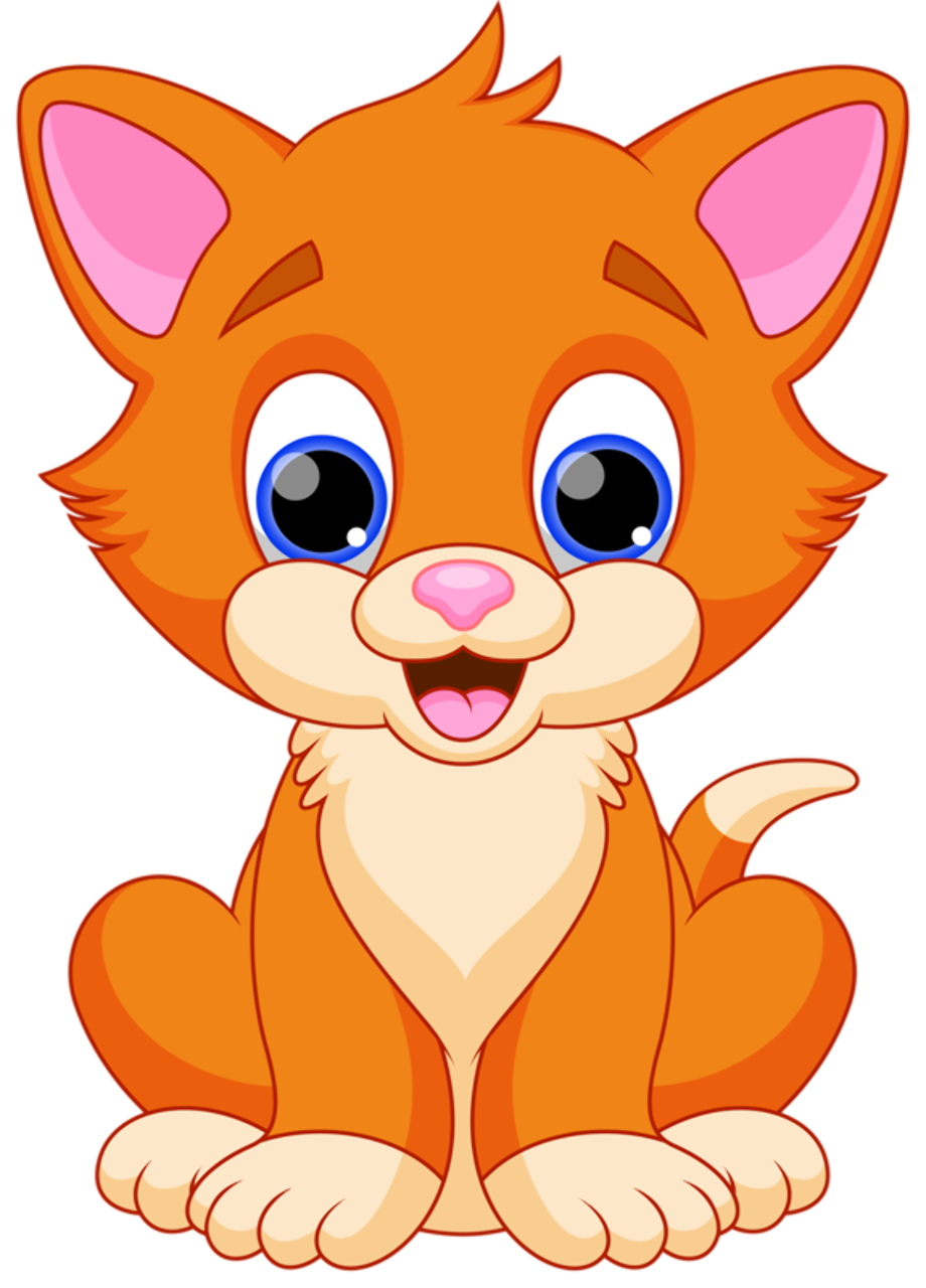 Download High Quality Cat clipart cute orange Transparent PNG Images