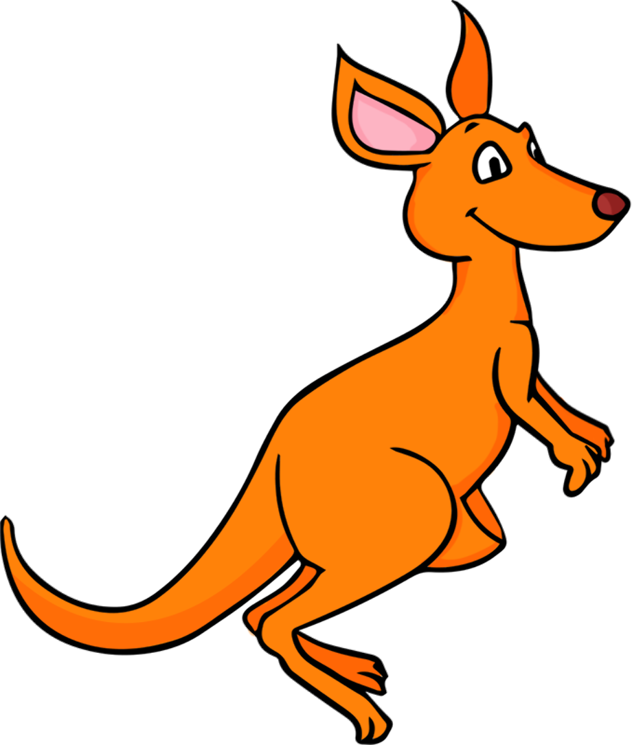 kangaroo clipart animated