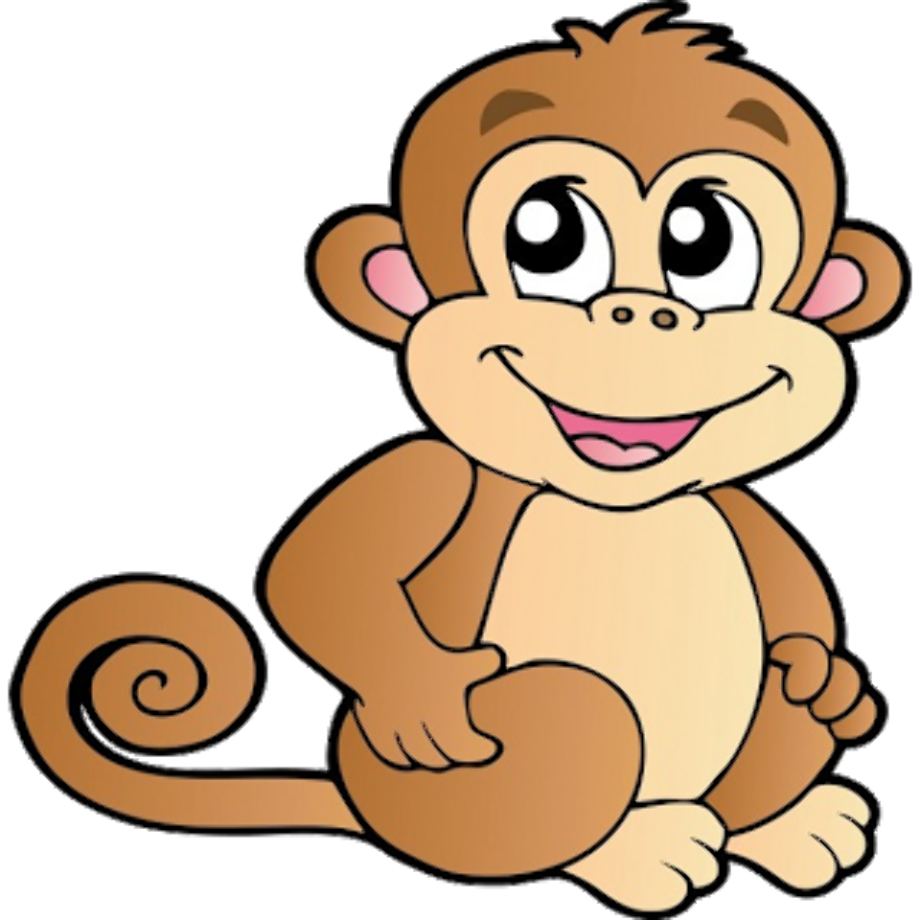 monkey clipart cartoon