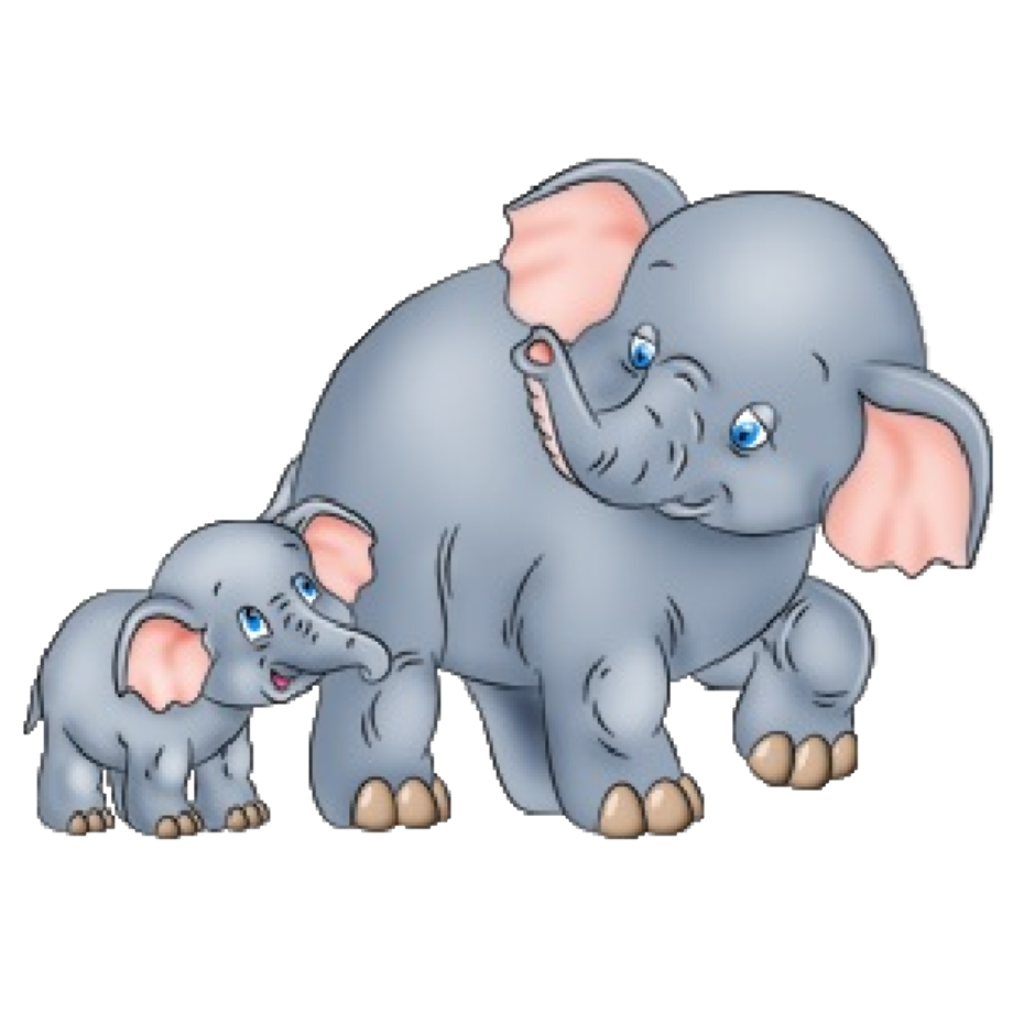 baby elephant clipart realistic