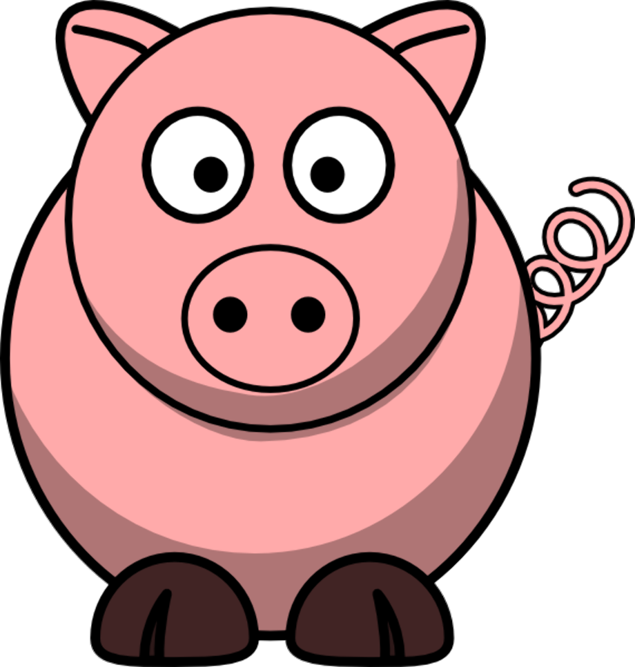 pig clipart easy