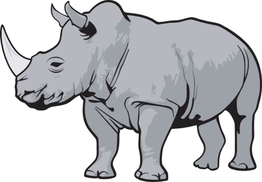 Animal clipart rhino