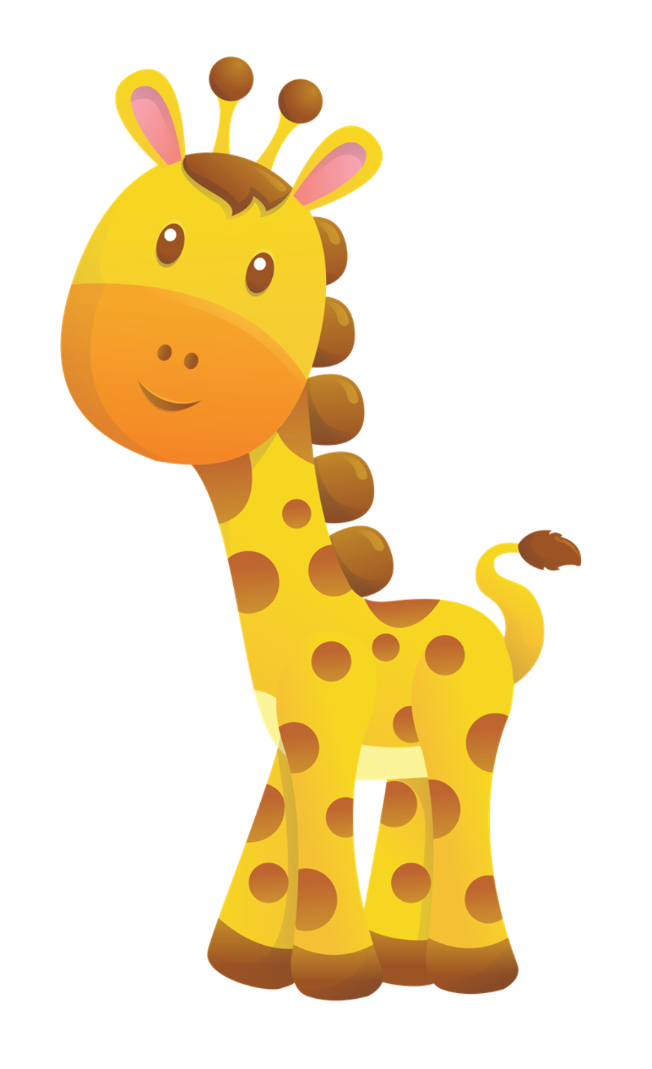 giraffe clipart kawaii