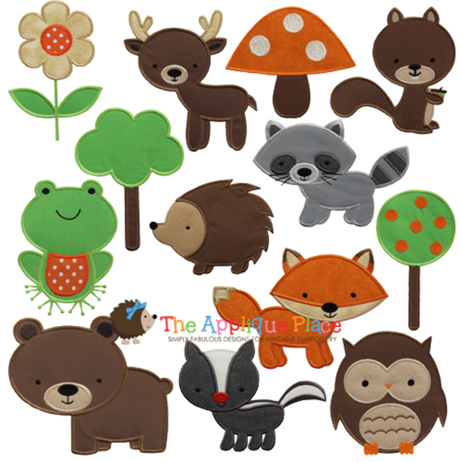 Animal clipart woodland