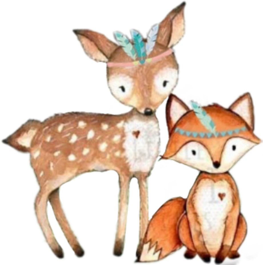 download-high-quality-animal-clipart-woodland-tribal-transparent-png