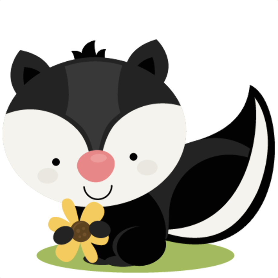 skunk clipart cut out