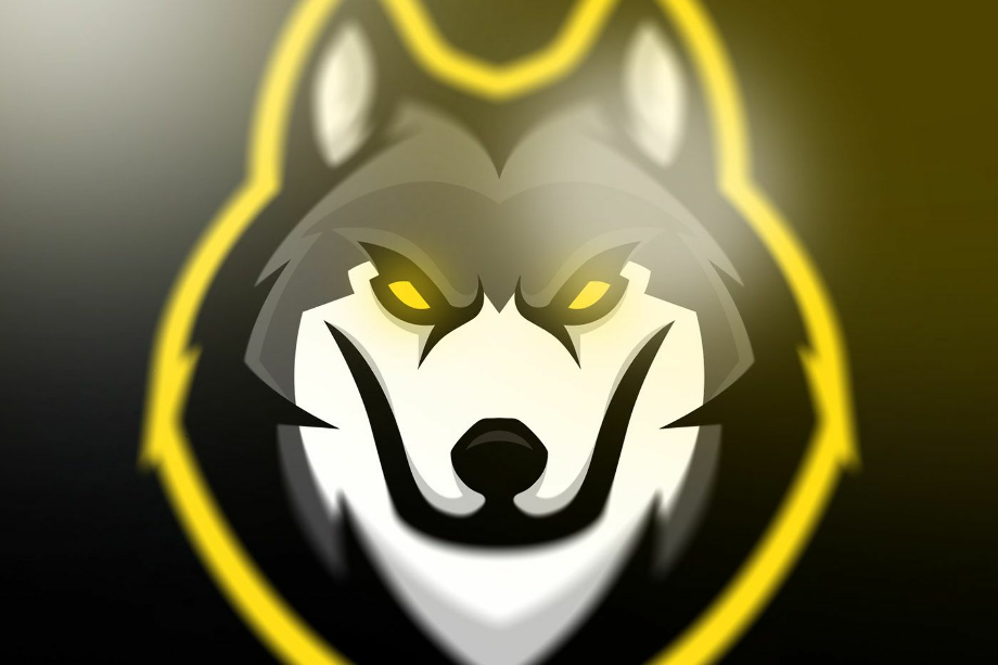animated logo wolf