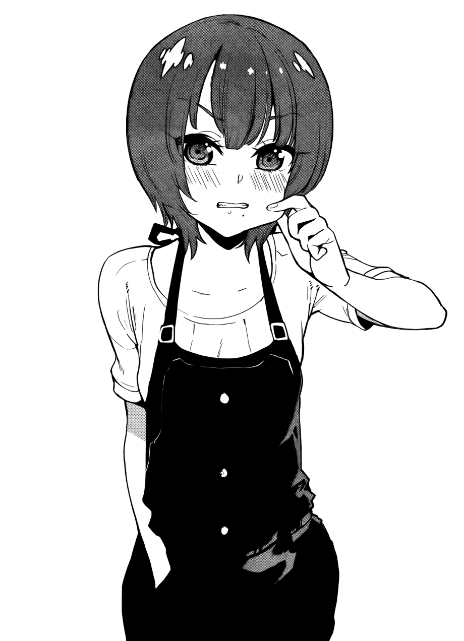 Download High Quality anime transparent monochrome Transparent PNG